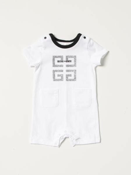 givenchy tuta intera|GIVENCHY Tutina intera stampata baby bianco .